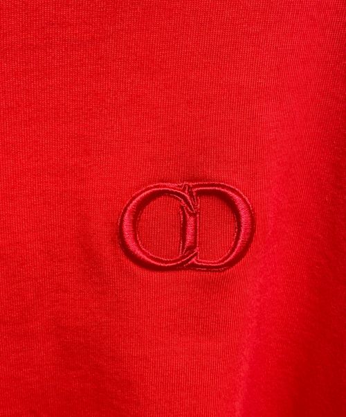 Dior（ディオール）Dior (ディオール) CDアイコンTシャツ レッド サイズ:XLの古着・服飾アイテム