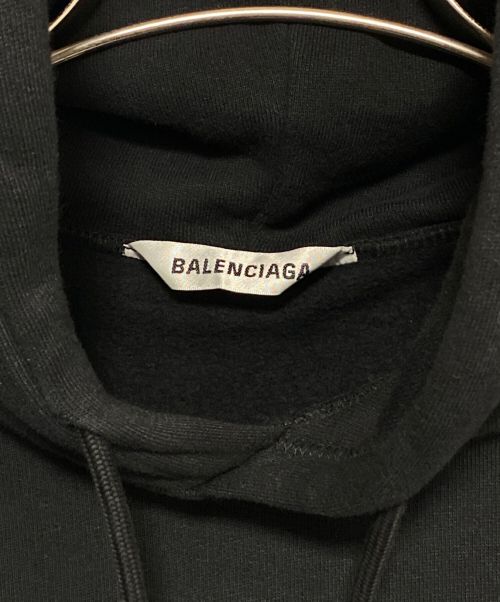 BALENCIAGA（バレンシアガ）BALENCIAGA (バレンシアガ) Cotton logo sweatshirt ブラック サイズ:XSの古着・服飾アイテム