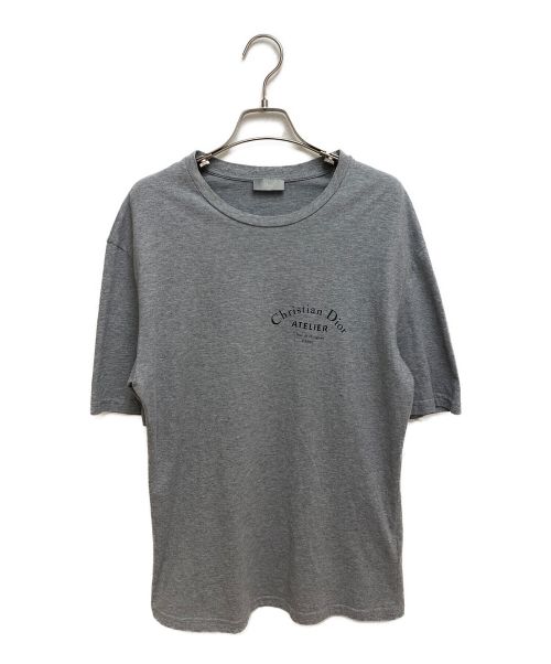 Dior（ディオール）Dior (ディオール) ATELIERロゴTシャツ グレー サイズ:XSの古着・服飾アイテム