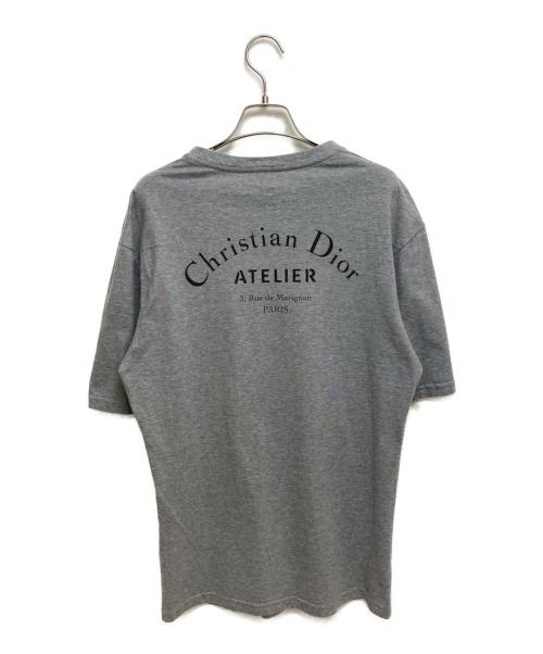 Dior（ディオール）Dior (ディオール) ATELIERロゴTシャツ グレー サイズ:XSの古着・服飾アイテム