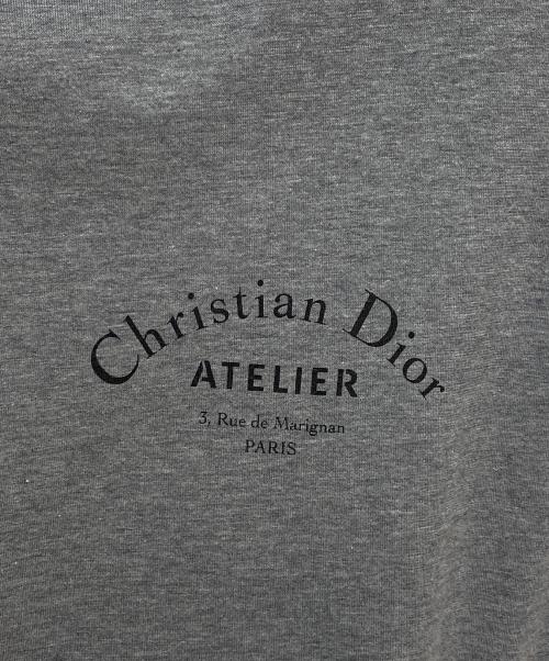 Dior（ディオール）Dior (ディオール) ATELIERロゴTシャツ グレー サイズ:XSの古着・服飾アイテム