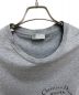 中古・古着 Dior (ディオール) ATELIERロゴTシャツ グレー サイズ:XS：32800円