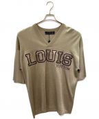 LOUIS VUITTONルイ ヴィトン）の古着「パイソンロゴメッシュ半袖Tシャツ」｜ベージュ