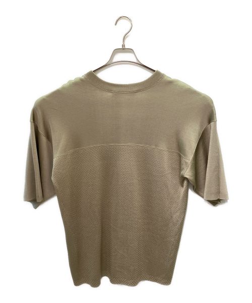 LOUIS VUITTON（ルイ ヴィトン）LOUIS VUITTON (ルイ ヴィトン) パイソンロゴメッシュ半袖Tシャツ ベージュ サイズ:Mの古着・服飾アイテム