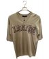 LOUIS VUITTON（ルイ ヴィトン）の古着「パイソンロゴメッシュ半袖Tシャツ」｜ベージュ