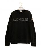 MONCLERモンクレール）の古着「スタッズスウェット」｜ブラック