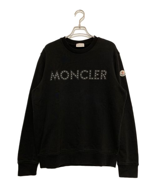 MONCLER（モンクレール）MONCLER (モンクレール) スタッズスウェット ブラック サイズ:Mの古着・服飾アイテム