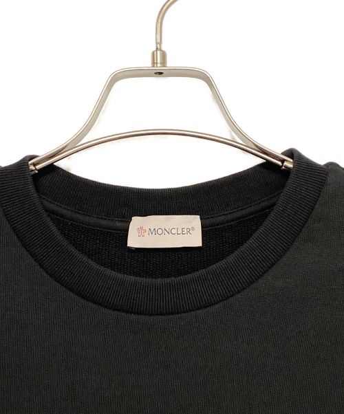 MONCLER（モンクレール）MONCLER (モンクレール) スタッズスウェット ブラック サイズ:Mの古着・服飾アイテム