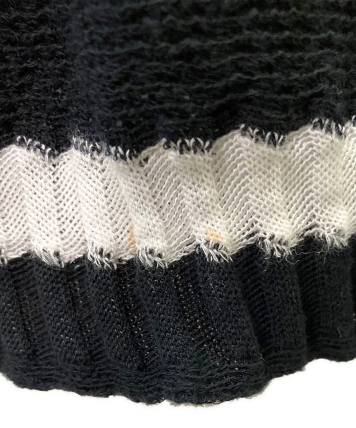 CHANEL（シャネル）CHANEL (シャネル) リブニットワンピース ブラック サイズ:38の古着・服飾アイテム