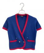 CHANELシャネル）の古着「Cashmere cardigan」｜ブルー