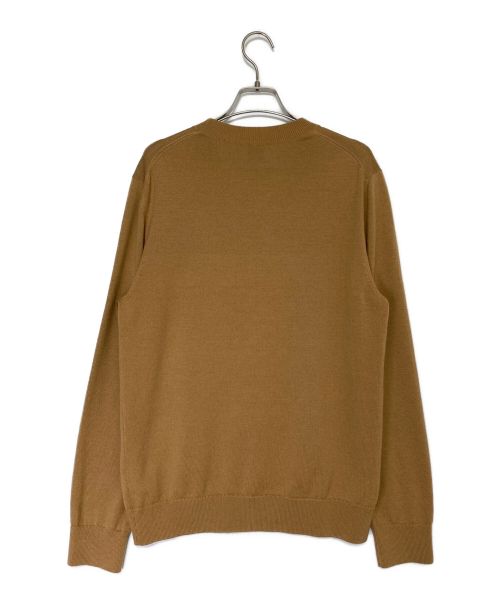 BURBERRY（バーバリー）BURBERRY (バーバリー) ロゴクルーネックニット ベージュ サイズ:Sの古着・服飾アイテム