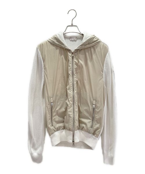 MONCLER（モンクレール）MONCLER (モンクレール) フーディーダウンジャケット アイボリー サイズ:Lの古着・服飾アイテム