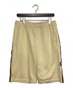 GUCCIグッチ）の古着「Side Mesh Shorts Black」｜ベージュ