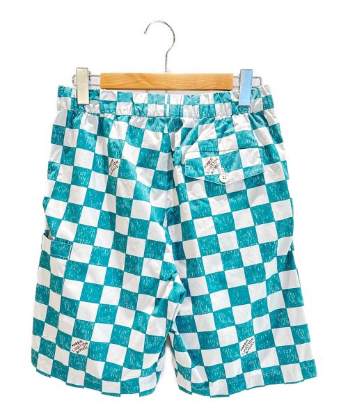 LOUIS VUITTON（ルイ ヴィトン）LOUIS VUITTON (ルイ ヴィトン) ダミエドローストリングショーツ ブルー サイズ:40の古着・服飾アイテム