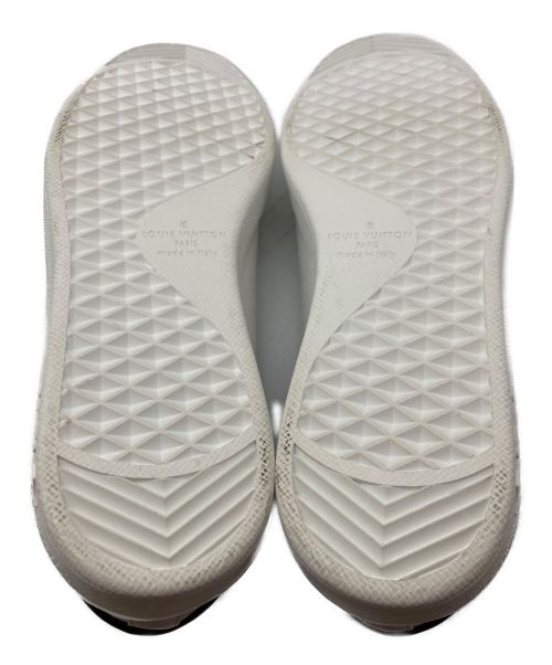 LOUIS VUITTON（ルイ ヴィトン）LOUIS VUITTON (ルイ ヴィトン) ロゴレザースニーカー ホワイト×ブラック サイズ:8 1/2の古着・服飾アイテム