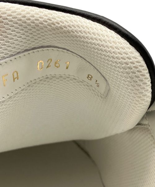 LOUIS VUITTON（ルイ ヴィトン）LOUIS VUITTON (ルイ ヴィトン) ロゴレザースニーカー ホワイト×ブラック サイズ:8 1/2の古着・服飾アイテム