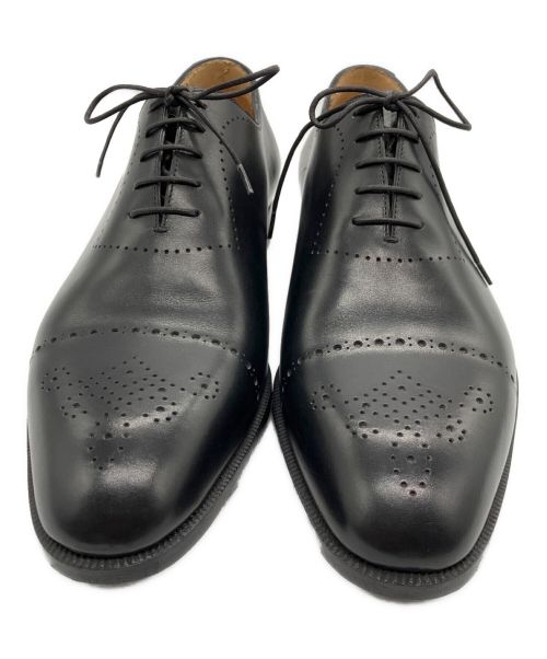 Berluti（ベルルッティ）Berluti (ベルルッティ) メダリオンプレーントゥシューズ ブラック サイズ:9 1/2の古着・服飾アイテム