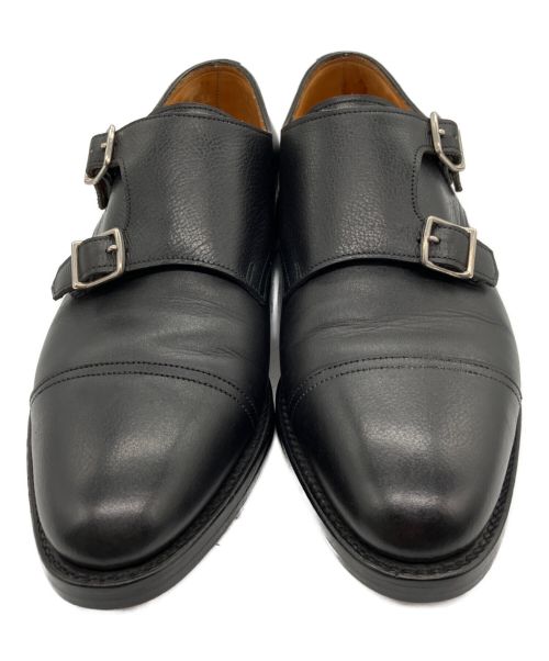 JOHN LOBB（ジョンロブ）JOHN LOBB (ジョンロブ) ダブルモンクレザーシューズ ブラック サイズ:6 Eの古着・服飾アイテム