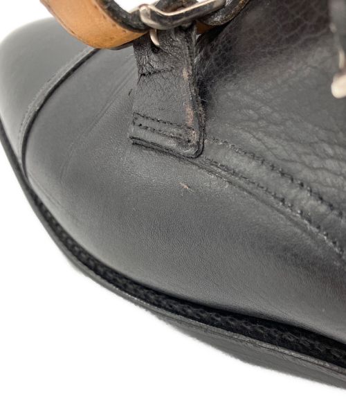JOHN LOBB（ジョンロブ）JOHN LOBB (ジョンロブ) ダブルモンクレザーシューズ ブラック サイズ:6 Eの古着・服飾アイテム