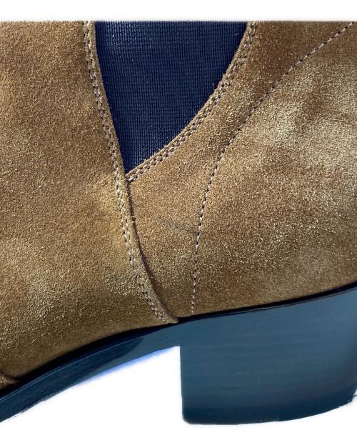 CELINE（セリーヌ）CELINE (セリーヌ) サイドゴアスウェードブーツ ブラウン サイズ:39の古着・服飾アイテム