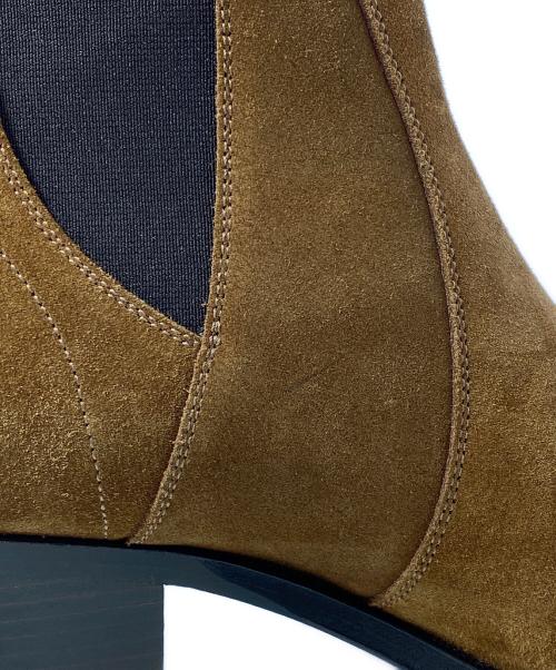 CELINE（セリーヌ）CELINE (セリーヌ) サイドゴアスウェードブーツ ブラウン サイズ:39の古着・服飾アイテム