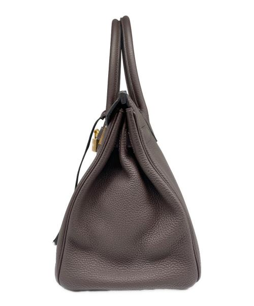 HERMES（エルメス）HERMES (エルメス) バーキン30/ゴールド金具/トゴ/ダークブラウン系/Y刻印 ダークブラウン サイズ:30の古着・服飾アイテム