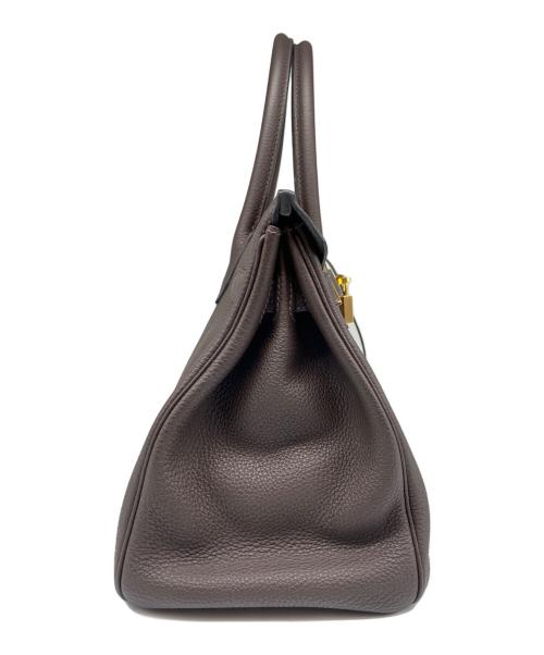 HERMES（エルメス）HERMES (エルメス) バーキン30/ゴールド金具/トゴ/ダークブラウン系/Y刻印 ダークブラウン サイズ:30の古着・服飾アイテム
