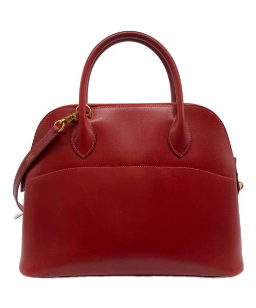 HERMES（エルメス）HERMES (エルメス) ボリード31 ルージュカザック×ゴールド サイズ:31の古着・服飾アイテム