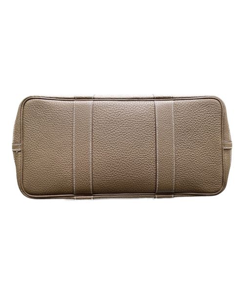 HERMES（エルメス）HERMES (エルメス) ガーデンパーティー PM/シルバー金具/ネゴンダ/エトゥープ/C刻印 エトゥープ サイズ:PMの古着・服飾アイテム