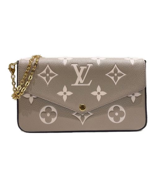 LOUIS VUITTON（ルイ ヴィトン）LOUIS VUITTON (ルイ ヴィトン) ポシェット・フェリシー トゥルトレール  グレー サイズ:-の古着・服飾アイテム