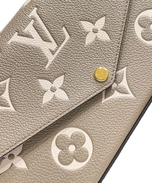 LOUIS VUITTON（ルイ ヴィトン）LOUIS VUITTON (ルイ ヴィトン) ポシェット・フェリシー トゥルトレール  グレー サイズ:-の古着・服飾アイテム