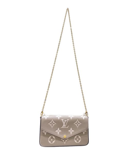 LOUIS VUITTON（ルイ ヴィトン）LOUIS VUITTON (ルイ ヴィトン) ポシェット・フェリシー トゥルトレール  グレー サイズ:-の古着・服飾アイテム
