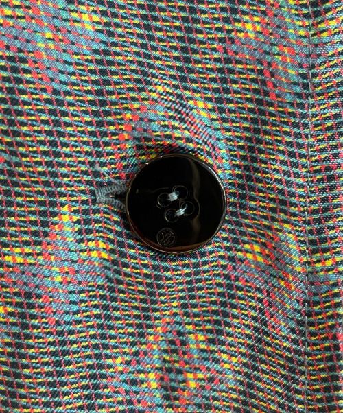 LOUIS VUITTON（ルイ ヴィトン）LOUIS VUITTON (ルイ ヴィトン) ヴァージル シルク ボタン パジャマ シャツ マルチカラー サイズ:34の古着・服飾アイテム