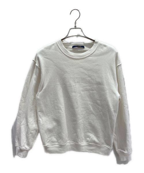 LOUIS VUITTON（ルイ ヴィトン）LOUIS VUITTON (ルイ ヴィトン) インサイドアウトクルーネックスウェット アイボリー サイズ:Mの古着・服飾アイテム