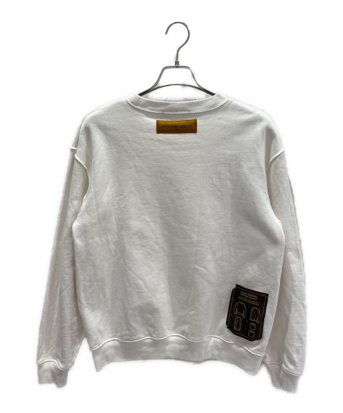 LOUIS VUITTON（ルイ ヴィトン）LOUIS VUITTON (ルイ ヴィトン) インサイドアウトクルーネックスウェット アイボリー サイズ:Mの古着・服飾アイテム