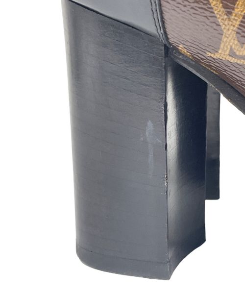 LOUIS VUITTON（ルイ ヴィトン）LOUIS VUITTON (ルイ ヴィトン) スタートレイルライン モノグラムアンクルブーツ ブラウン サイズ:36 1/2の古着・服飾アイテム
