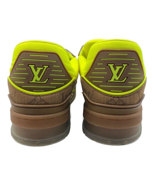 LOUIS VUITTON（ルイ ヴィトン）LOUIS VUITTON (ルイ ヴィトン) LV トレイナー スニーカー ブラウン×イエロー サイズ:7の古着・服飾アイテム