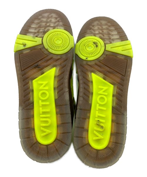 LOUIS VUITTON（ルイ ヴィトン）LOUIS VUITTON (ルイ ヴィトン) LV トレイナー スニーカー ブラウン×イエロー サイズ:7の古着・服飾アイテム