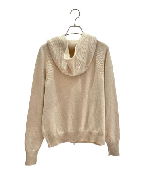 LORO PIANA（ロロピアーナ）LORO PIANA (ロロピアーナ) ジップニットパーカー ベージュ サイズ:38の古着・服飾アイテム