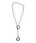 JIL SANDER (ジルサンダー) リングチェーンロングネックレス：24800円