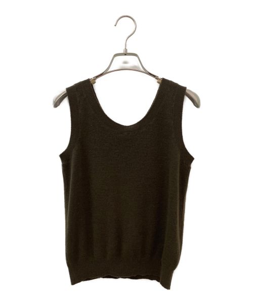 THE ROW（ザ ロウ）THE ROW (ザ ロウ) ショートスリーブアンサンブルカーディガン オリーブ サイズ:XSの古着・服飾アイテム