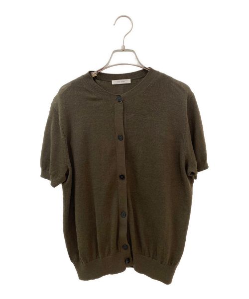 THE ROW（ザ ロウ）THE ROW (ザ ロウ) ショートスリーブアンサンブルカーディガン オリーブ サイズ:XSの古着・服飾アイテム