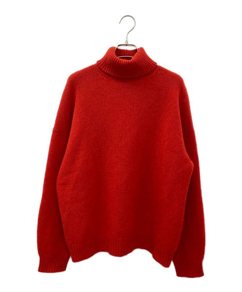 ARTS&SCIENCE（アーツアンドサイエンス）ARTS&SCIENCE (アーツアンドサイエンス) Back Line Turtleneck Sweater レッド サイズ:1の古着・服飾アイテム