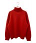 ARTS&SCIENCE (アーツアンドサイエンス) Back Line Turtleneck Sweater レッド サイズ:1：52800円