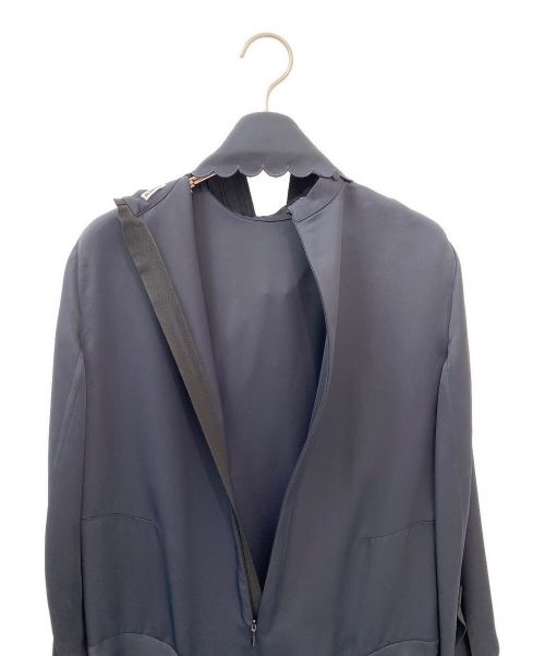 JIL SANDER（ジルサンダー）JIL SANDER (ジルサンダー) ブラウスワンピース ネイビー サイズ:32の古着・服飾アイテム