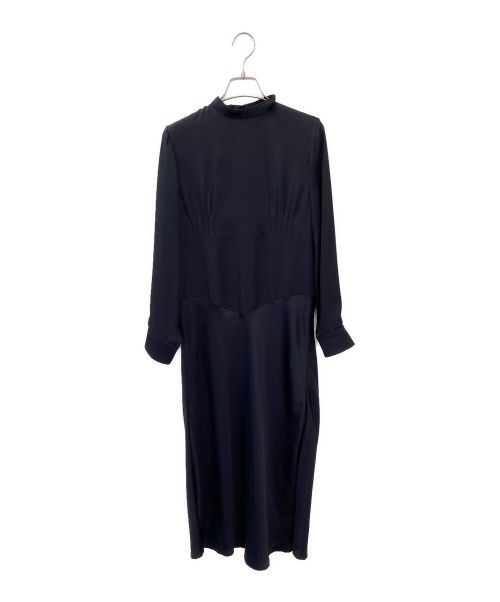 JIL SANDER（ジルサンダー）JIL SANDER (ジルサンダー) ブラウスワンピース ネイビー サイズ:32の古着・服飾アイテム