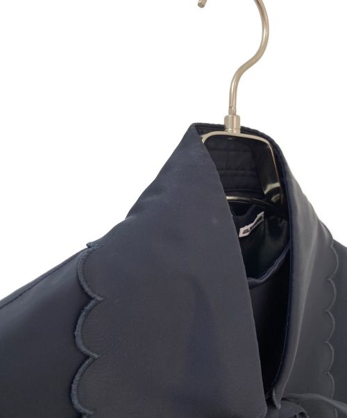 JIL SANDER（ジルサンダー）JIL SANDER (ジルサンダー) ブラウスワンピース ネイビー サイズ:32の古着・服飾アイテム