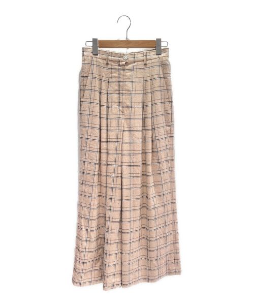 CHANEL（シャネル）CHANEL (シャネル) ワイドパンツ ピンク サイズ:34の古着・服飾アイテム