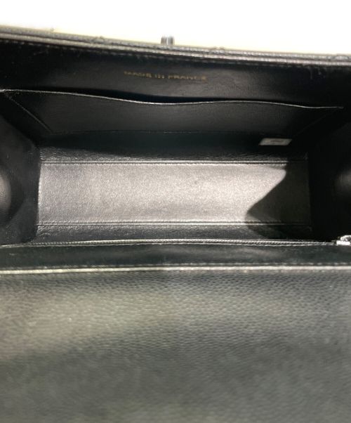 CHANEL（シャネル）CHANEL (シャネル) ココマークターンロックハンドバッグ オールブラックの古着・服飾アイテム