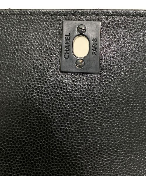 CHANEL（シャネル）CHANEL (シャネル) ココマークターンロックハンドバッグ オールブラックの古着・服飾アイテム